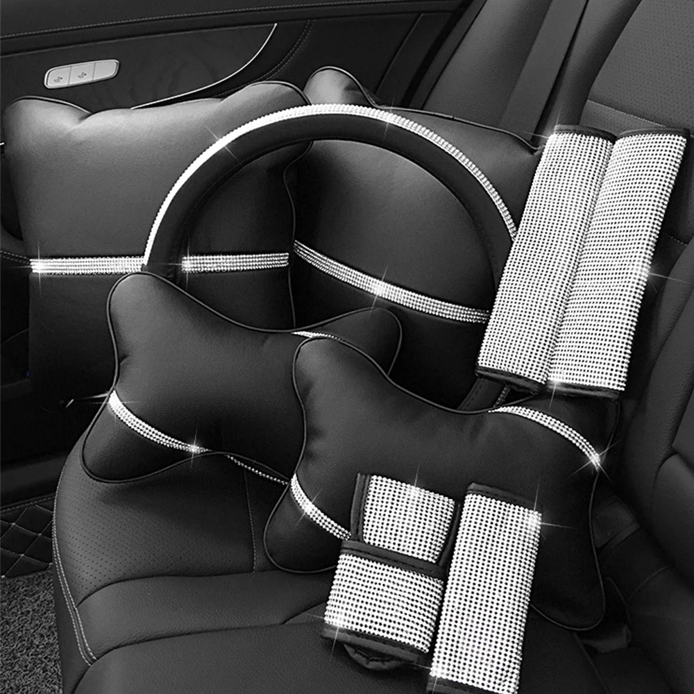 4pcs/Set Diamond Crystal Car Gear Shift Collar Cover Glitter Rhinestones Auto Shifter Hand Brake Decorations Interior Accessorie
4pcs/Set Diamond Crystal Car Gear Shift Collar Cover Glitter Rhinestones Auto Shifter Hand Brake Decorations Interior Accessorie