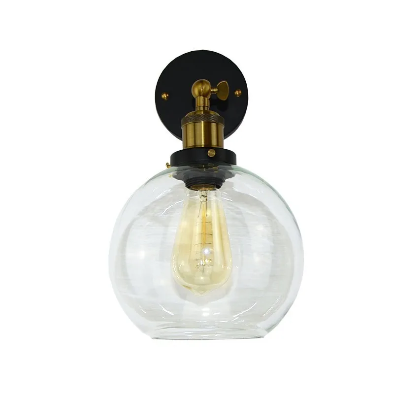 Loft Vintage Industrial Edison Wall Lamps Clear Glass Warehouse Wall Light Fixtures E27 110V/220V Bedside Lightings WF1022
Loft Vintage Industrial Edison Wall Lamps Clear Glass Warehouse Wall Light Fixtures E27 110V/220V Bedside Lightings WF1022