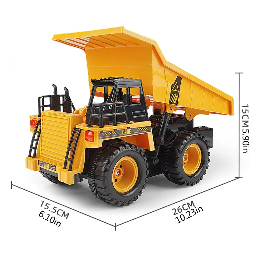 OCDAY RC Truck 2.4G 6CH Remote Control Alloy Dump Truck Big Dump Truck Engineering Vehicles Loaded Sand Car RC Toy For Kids Gif
OCDAY RC Truck 2.4G 6CH Remote Control Alloy Dump Truck Big Dump Truck Engineering Vehicles Loaded Sand Car RC Toy For Kids Gif