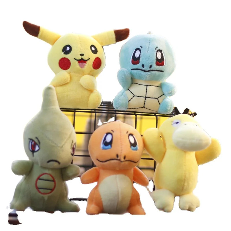 12CM Pokemon Elf Plush Pendant Doll Pikachu, Reachable Duck, Jenny Turtle, Little Fire Dragon, Longhorn Key Chain Decorative
12CM Pokemon Elf Plush Pendant Doll Pikachu, Reachable Duck, Jenny Turtle, Little Fire Dragon, Longhorn Key Chain Decorative