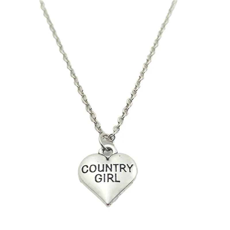 Country Girl Charm Creative Chain Necklace Women Pendants Fashion Jewelry Accessory ,Friend Gifts 
Country Girl Charm Creative Chain Necklace Women Pendants Fashion Jewelry Accessory ,Friend Gifts