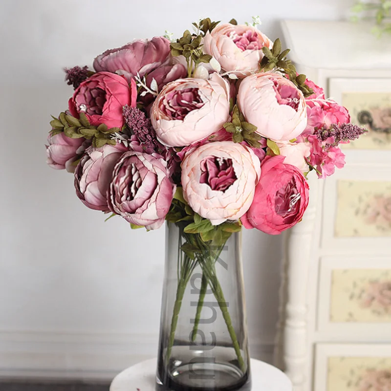 50cm Pink Silk Peony Big Bouquet Arrangement Fake White Home Hotel Party Wedding Decoration
50cm Pink Silk Peony Big Bouquet Arrangement Fake White Home Hotel Party Wedding Decoration