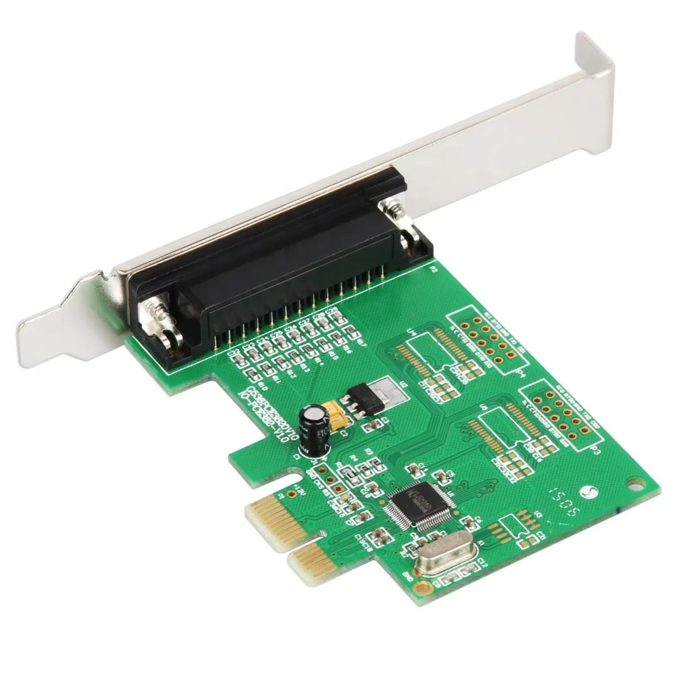 Parallel Port DB25 25Pin PCIE Riser Card LPT Printer to PCI-E Express Cards Converter Adapter for Desktop
Parallel Port DB25 25Pin PCIE Riser Card LPT Printer to PCI-E Express Cards Converter Adapter for Desktop