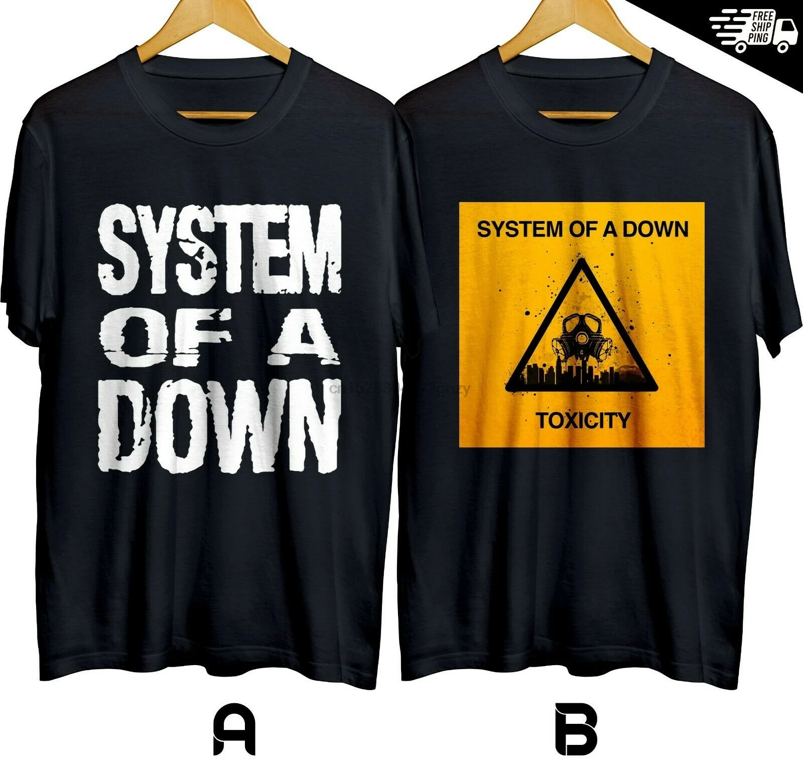 Металлическая футболка с надписью system Of A Down toxicy 100% хлопок S 2XL бесплатная доставка