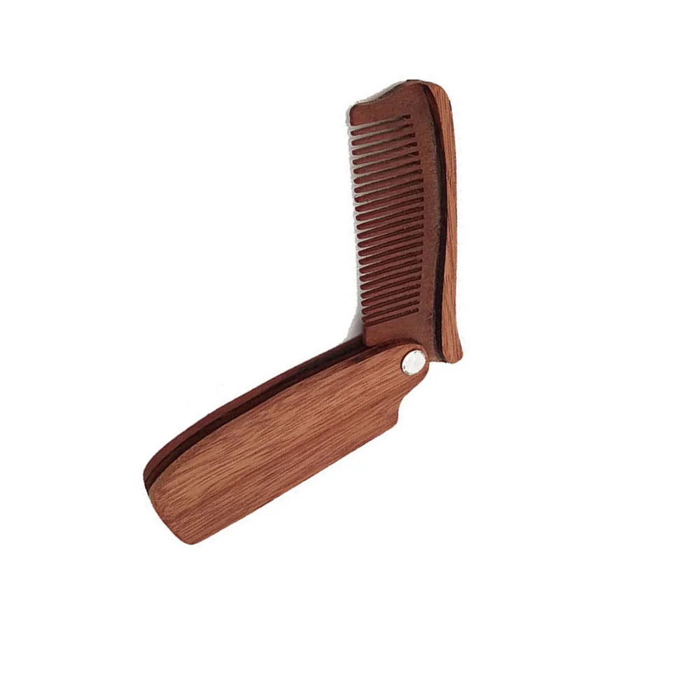 New Sandalwood Folding Comb Portable Hairdressing Anti-static Natural Wood Comb Men's Hair Beard Comb Hair Styling Tools
New Sandalwood Folding Comb Portable Hairdressing Anti-static Natural Wood Comb Men's Hair Beard Comb Hair Styling Tools