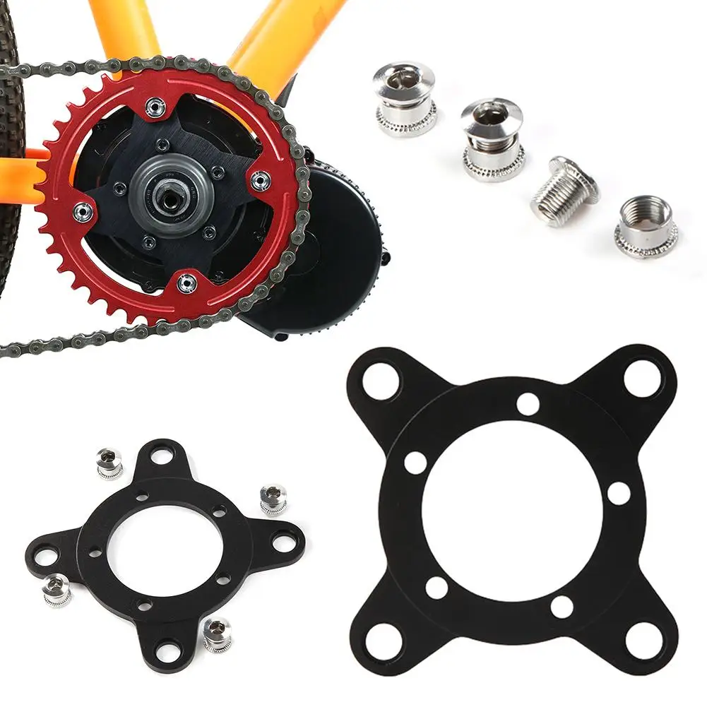 E-Bike Chain Wheel Ring Spider Adapter Bolt 104 BCD for Bafang Electric Motor Chain Ring Spider Adapter
E-Bike Chain Wheel Ring Spider Adapter Bolt 104 BCD for Bafang Electric Motor Chain Ring Spider Adapter