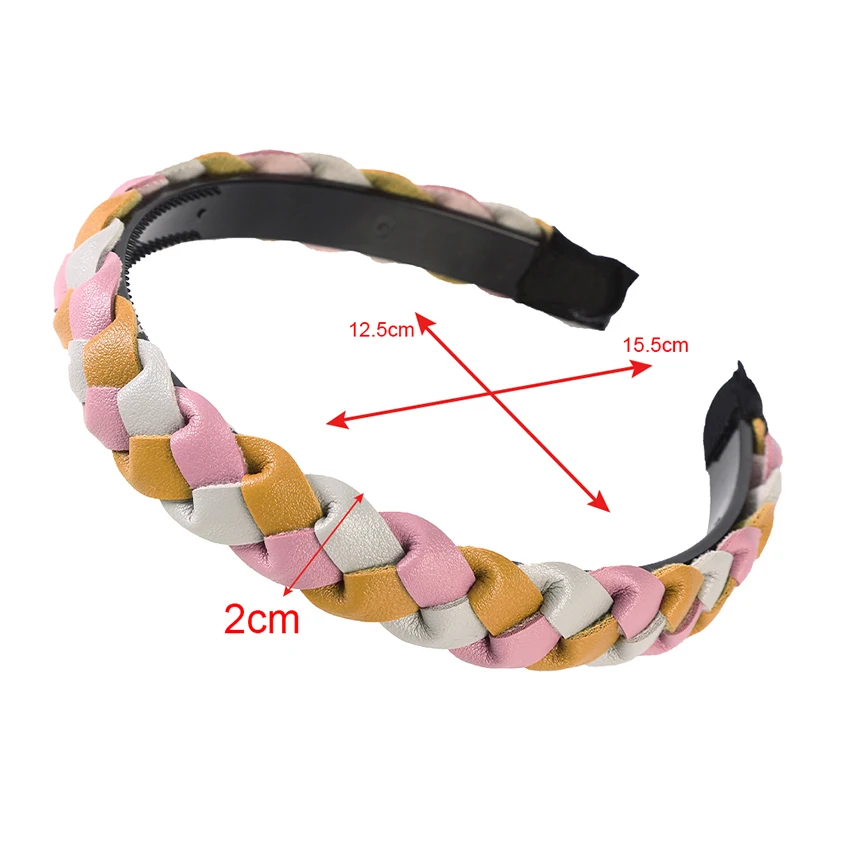 Levao Tricolor Leather Weaving Headband For Women Fashion Braid Hair Bands Hoop Bezel Headwear Twist Hairband Hair Accessories
Levao Tricolor Leather Weaving Headband For Women Fashion Braid Hair Bands Hoop Bezel Headwear Twist Hairband Hair Accessories