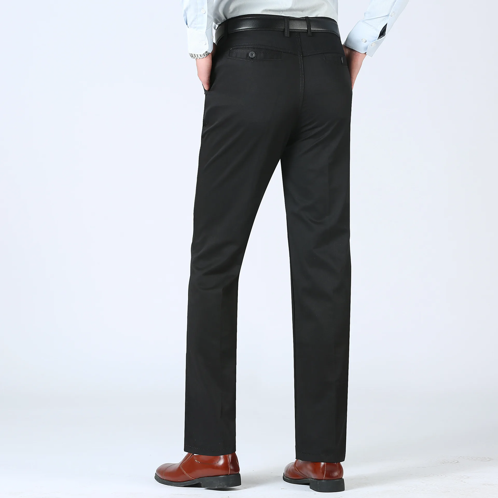 2021 Brand Summer Men's Trousers Thin Casual Loose Solid Color Middle-aged High Waist Pants for Male Long Trouser
2021 Brand Summer Men's Trousers Thin Casual Loose Solid Color Middle-aged High Waist Pants for Male Long Trouser
