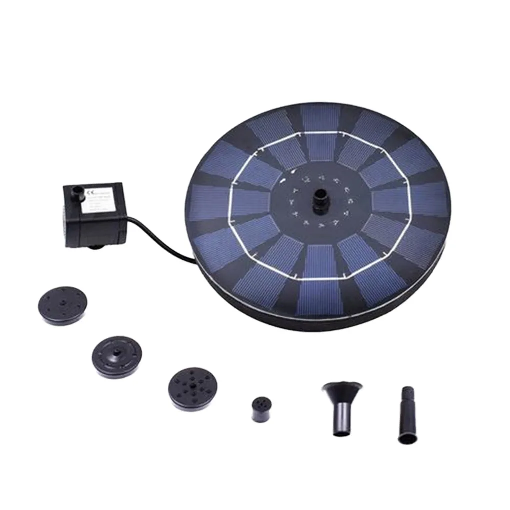 6V 2.5W Solar Power Water Fountain Outdoor Park Pond Swimming Pool 6-nozzle Rechargeable Water Fountain
6V 2.5W Solar Power Water Fountain Outdoor Park Pond Swimming Pool 6-nozzle Rechargeable Water Fountain