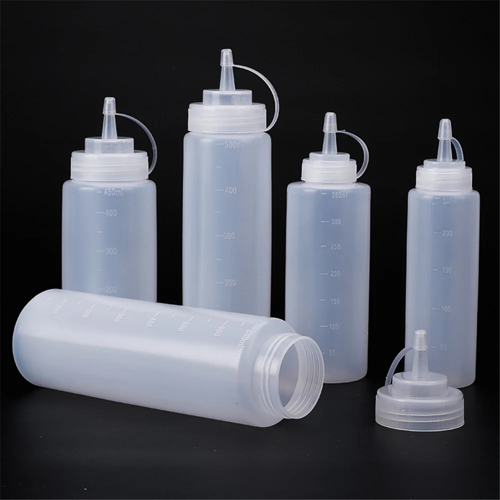 240/360/450/500/680ml Squeeze Condiment Bottle With On Cap Lids Ketchup Mustard Hot Sauces Olive Oil Bottles Kitchen Accessories
240/360/450/500/680ml Squeeze Condiment Bottle With On Cap Lids Ketchup Mustard Hot Sauces Olive Oil Bottles Kitchen Accessories