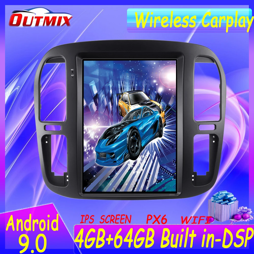 Автомобильный мультимедийный плеер Android 9, экран Tesla для TOYOTA LAND CRUISER LC100, Lexus LX470 1992-2002, стерео радио, GPS навигация, головное устройство
Автомобильный мультимедийный плеер Android 9, экран Tesla для TOYOTA LAND CRUISER LC100, Lexus LX470 1992-2002, стерео радио, GPS навигация, головное устройство