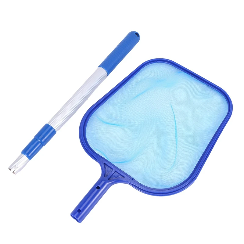 Swimming Pool Leaf Skimmer Net with Telescopic Pole Professional Mesh Deep Netting Bag Catcher Fast Cleaning Tool
Swimming Pool Leaf Skimmer Net with Telescopic Pole Professional Mesh Deep Netting Bag Catcher Fast Cleaning Tool