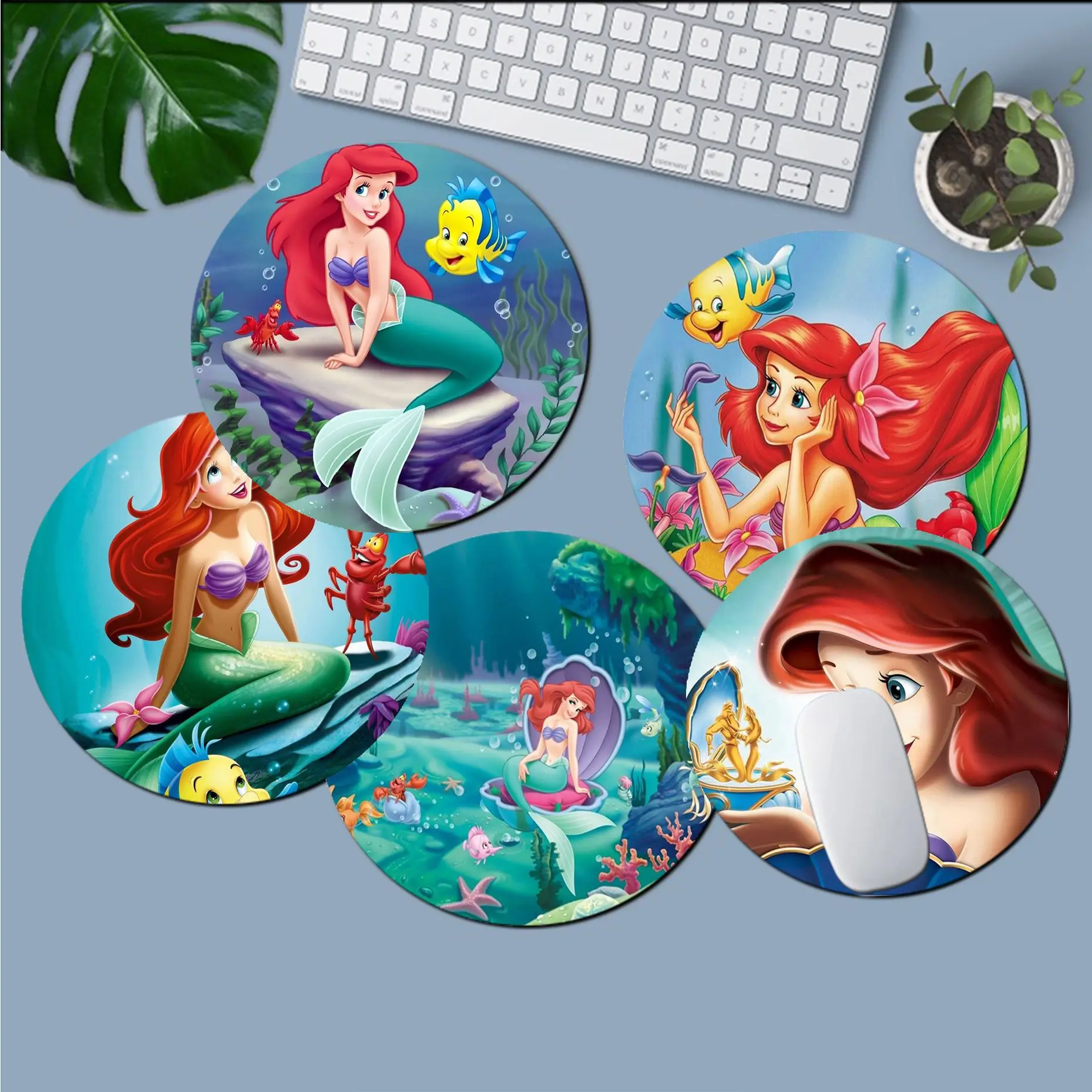 Disney The Little Mermaid Ariel Princess Laptop Computer round desk pads Mousepad computer desk mat for gaming
Disney The Little Mermaid Ariel Princess Laptop Computer round desk pads Mousepad computer desk mat for gaming