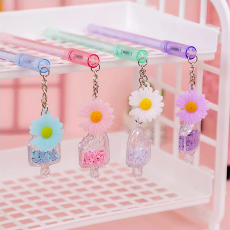 Chrysanthemum Sequins Pendant Gel Pen Black Blue Ink Needle Tip Plastic Pen for Writting Office Stationery School Supplies 1PCS
Chrysanthemum Sequins Pendant Gel Pen Black Blue Ink Needle Tip Plastic Pen for Writting Office Stationery School Supplies 1PCS