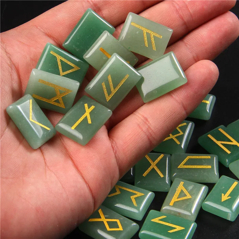 25pcs Natural Quartz Crystal Chakra Runes Stone 20*25mm Rectangle Reiki Crystal Healing Meditation Natural Divination Stone
25pcs Natural Quartz Crystal Chakra Runes Stone 20*25mm Rectangle Reiki Crystal Healing Meditation Natural Divination Stone