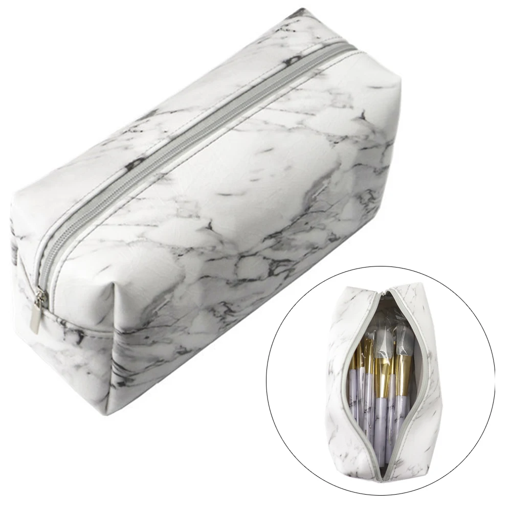 Marble Grain Easy Clean Zipper Waterproof Protective Pencil Case Large Capacity Makeup Bag Women PU Leather Travel Carry Pouch
Marble Grain Easy Clean Zipper Waterproof Protective Pencil Case Large Capacity Makeup Bag Women PU Leather Travel Carry Pouch
