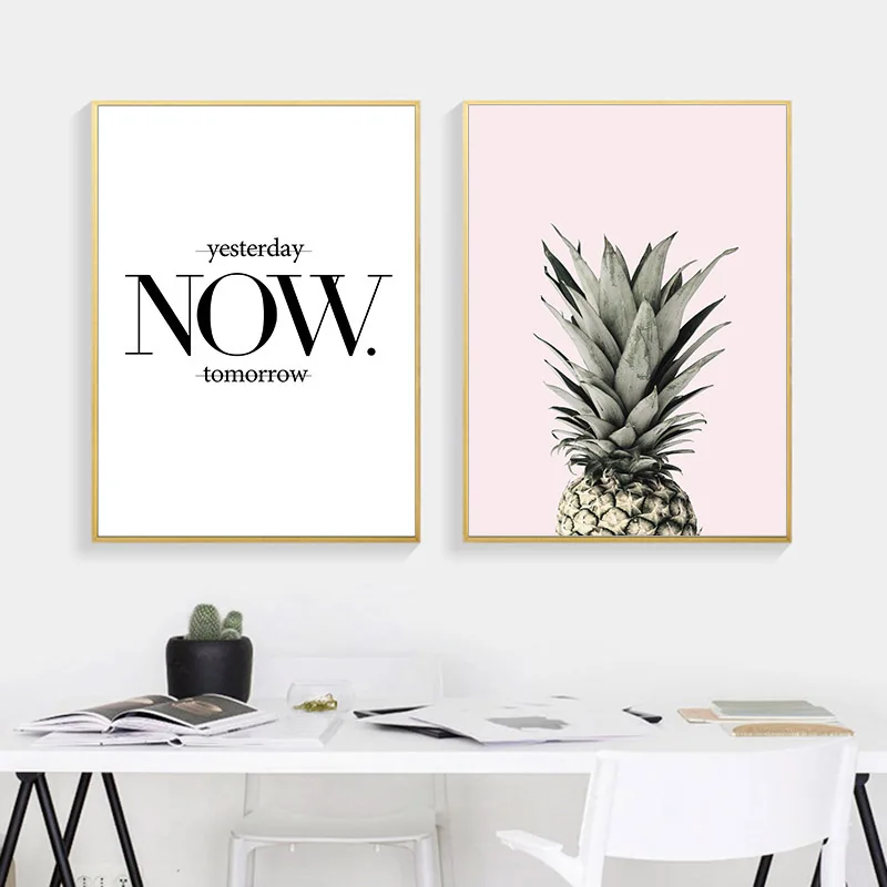 Pineapple Wall Art Poster Quotes Canvas Print Scandinavian Style Painting Decorative Picture Nordic Decoration Home Decor 
Pineapple Wall Art Poster Quotes Canvas Print Scandinavian Style Painting Decorative Picture Nordic Decoration Home Decor