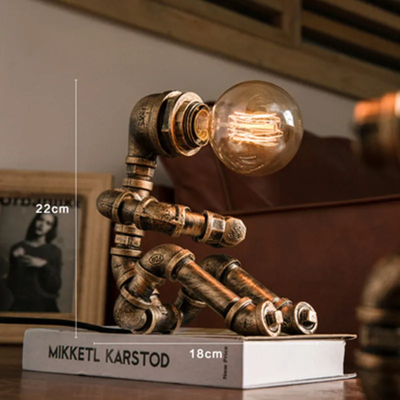 Table lamp ins desk bedroom night light thinker net red lamp table lamp Edison retro creative decoration lamp birthday gift
Table lamp ins desk bedroom night light thinker net red lamp table lamp Edison retro creative decoration lamp birthday gift