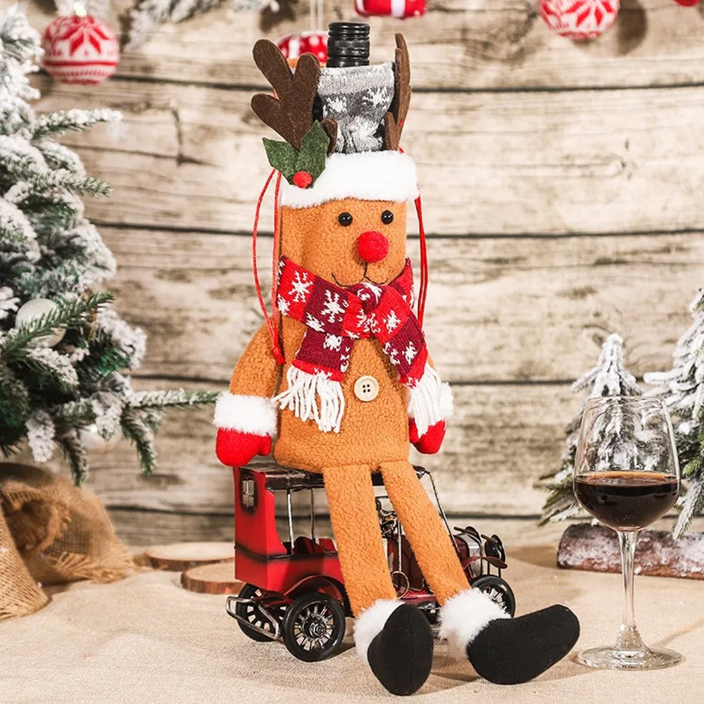1pc Christmas Wine Bottle Cover Merry Christmas Snowman Elk Long Legs For Home 2021 Christmas Ornament New Year 2022
1pc Christmas Wine Bottle Cover Merry Christmas Snowman Elk Long Legs For Home 2021 Christmas Ornament New Year 2022