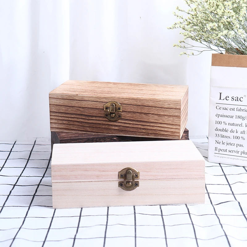 1Pc New Retro Jewelry Box Desktop Natural Wood Clamshell Storage Hand Decoration Wooden Box Postcard Storage Box hot
1Pc New Retro Jewelry Box Desktop Natural Wood Clamshell Storage Hand Decoration Wooden Box Postcard Storage Box hot