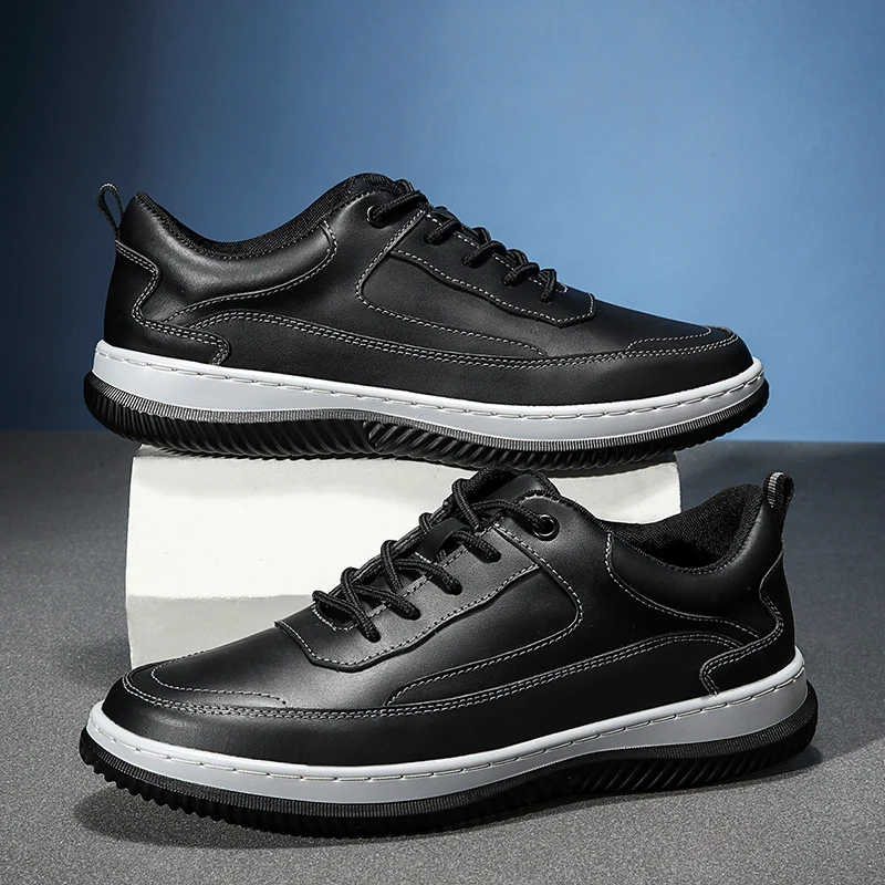 Casual genuine leather shoes first layer cowhide fashion men's classic shoes ankle open shoes office work shoes men black
Casual genuine leather shoes first layer cowhide fashion men's classic shoes ankle open shoes office work shoes men black