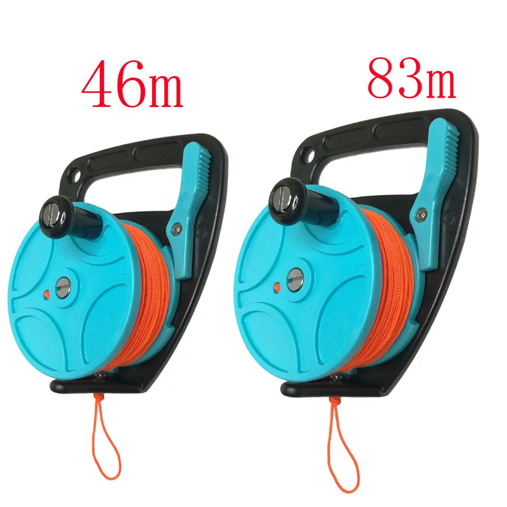 150FT 272FT Scuba Diving Wreck Reel Spool Finger Line Reels Cave Reel With handle Snorkeling Underwater Water sports Gear
150FT 272FT Scuba Diving Wreck Reel Spool Finger Line Reels Cave Reel With handle Snorkeling Underwater Water sports Gear