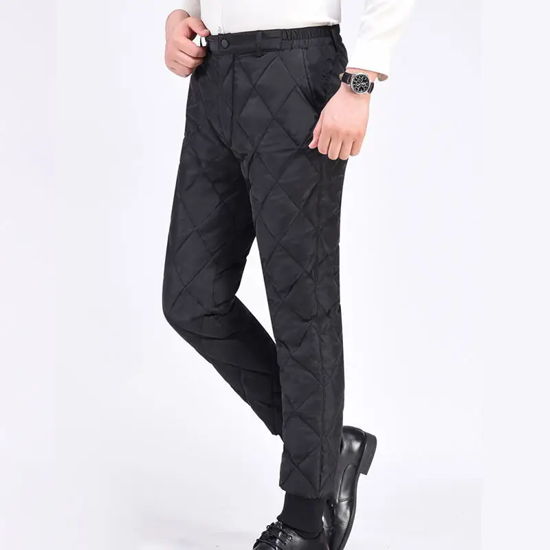 2022 Men Winter New Large Size White Duck Down Pants Male Outdoor Solid Color Warm Pants Men High Waist Windproof Trousers O713
2022 Men Winter New Large Size White Duck Down Pants Male Outdoor Solid Color Warm Pants Men High Waist Windproof Trousers O713