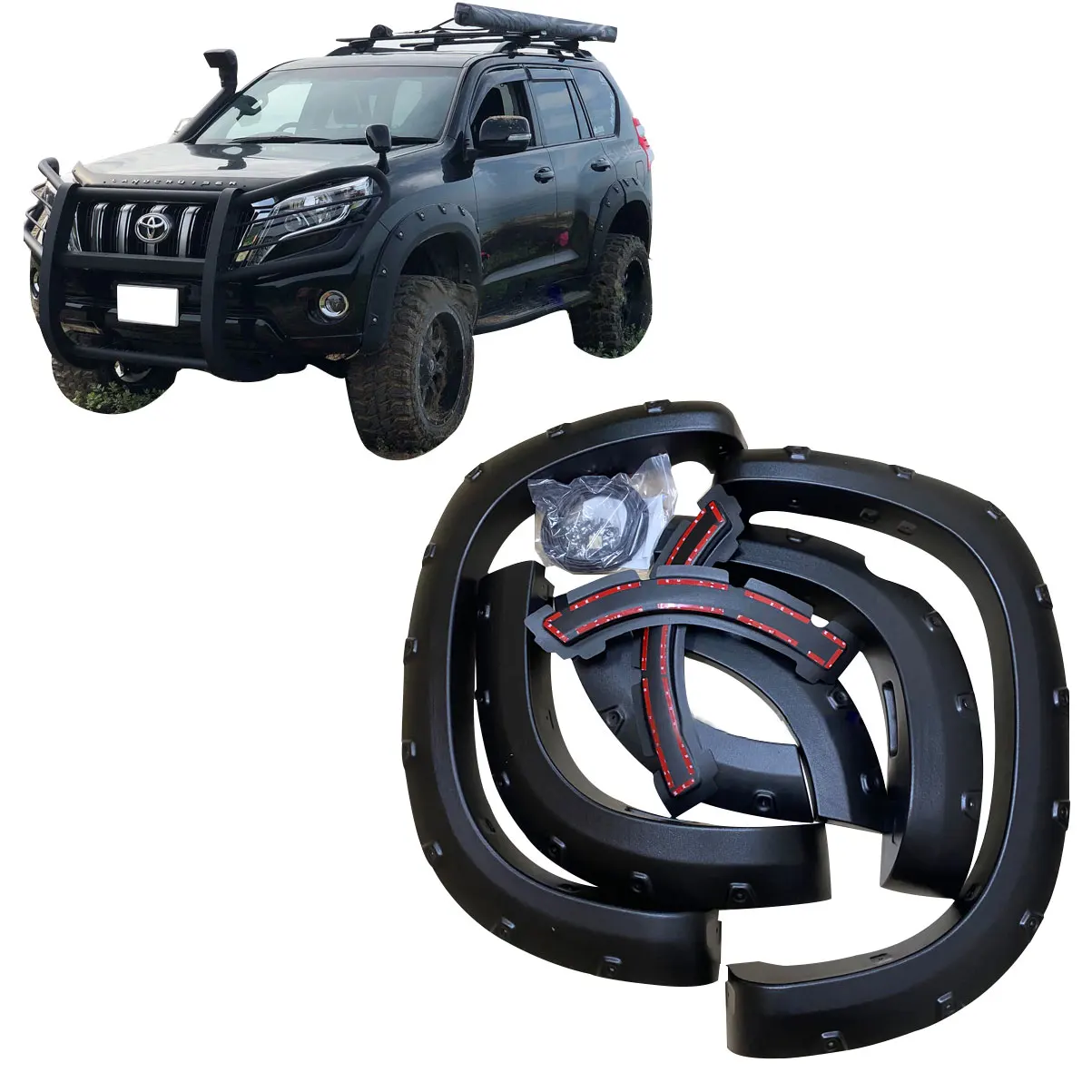 Mudguards Wheel Arch Fender Flares For Toyota Prado Land Cruiser Fj150 2014 2015 2016 2017 LC150 Car Accessories Exterior Parts
Mudguards Wheel Arch Fender Flares For Toyota Prado Land Cruiser Fj150 2014 2015 2016 2017 LC150 Car Accessories Exterior Parts
