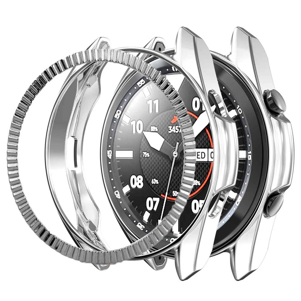 Чехлы для samsung galaxy watch 3, 41 мм, 45 мм, корпус с безелем и кольцом для galaxy watch 3, Безель, петля, стальной чехол с защитой от царапин, чехол из ТПУ
Чехлы для samsung galaxy watch 3, 41 мм, 45 мм, корпус с безелем и кольцом для galaxy watch 3, Безель, петля, стальной чехол с защитой от царапин, чехол из ТПУ