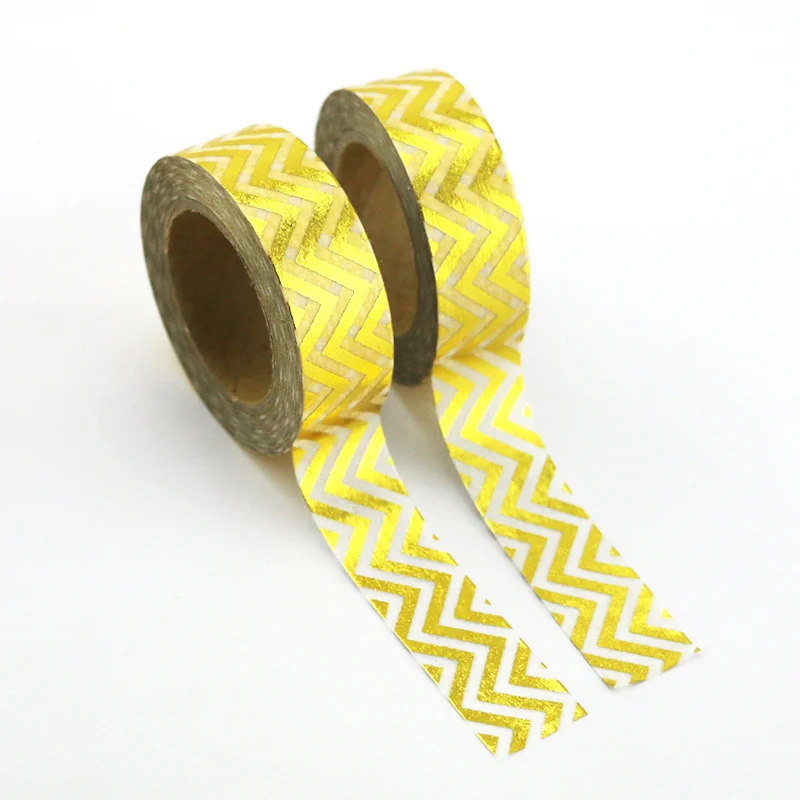 New 10pcs/lot 15mm*10m Golden wave paper tape Decorative Scrapbooking sticky Washi masking Japanese gold tape washi set
New 10pcs/lot 15mm*10m Golden wave paper tape Decorative Scrapbooking sticky Washi masking Japanese gold tape washi set