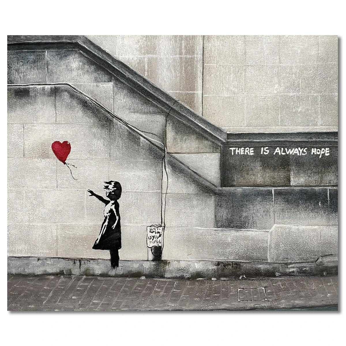 100% Hand Painted Red Ballon and The Girl Paintings for Living Room Bansky Wall Art on Canvas for Bedroom Ready to Hang
100% Hand Painted Red Ballon and The Girl Paintings for Living Room Bansky Wall Art on Canvas for Bedroom Ready to Hang