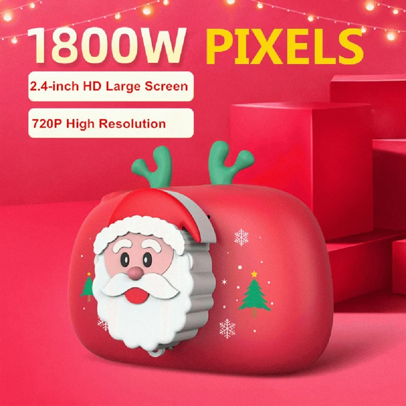 Christmas Children's Digital Camera, 2.4 Inch Screen Children's Camera, Birthday Gift for Children
Christmas Children's Digital Camera, 2.4 Inch Screen Children's Camera, Birthday Gift for Children