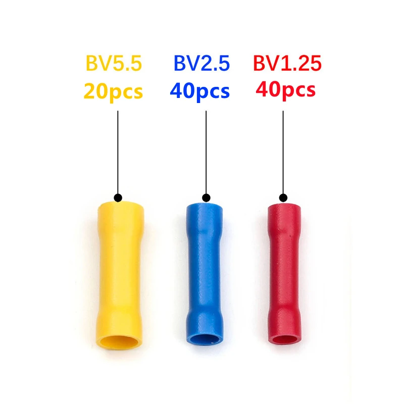 50/100 шт BV1.25 BV2.5 BV5.5 изолированных обжимных разъёмов, коннекторов для электрического кабеля обжимной терминал провода соединителя набор
50/100 шт BV1.25 BV2.5 BV5.5 изолированных обжимных разъёмов, коннекторов для электрического кабеля обжимной терминал провода соединителя набор