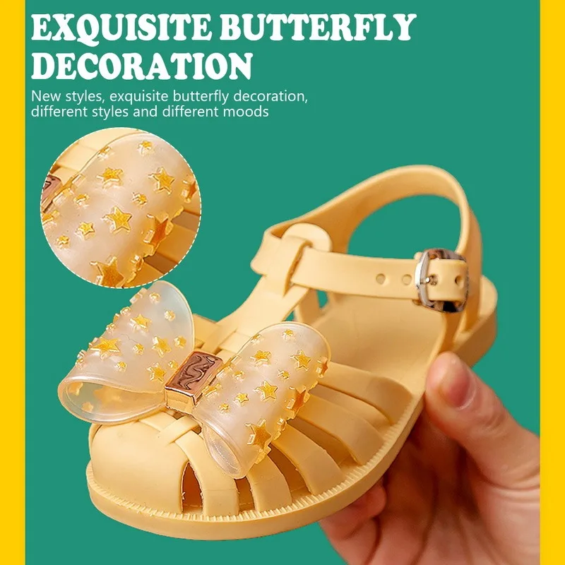 Summer Boys Casual Roman Slippers Beach Shoes Summer Children Sandals Baby Girls Hollow Out Soft Non-slip Shoes Kids Candy Jelly
Summer Boys Casual Roman Slippers Beach Shoes Summer Children Sandals Baby Girls Hollow Out Soft Non-slip Shoes Kids Candy Jelly