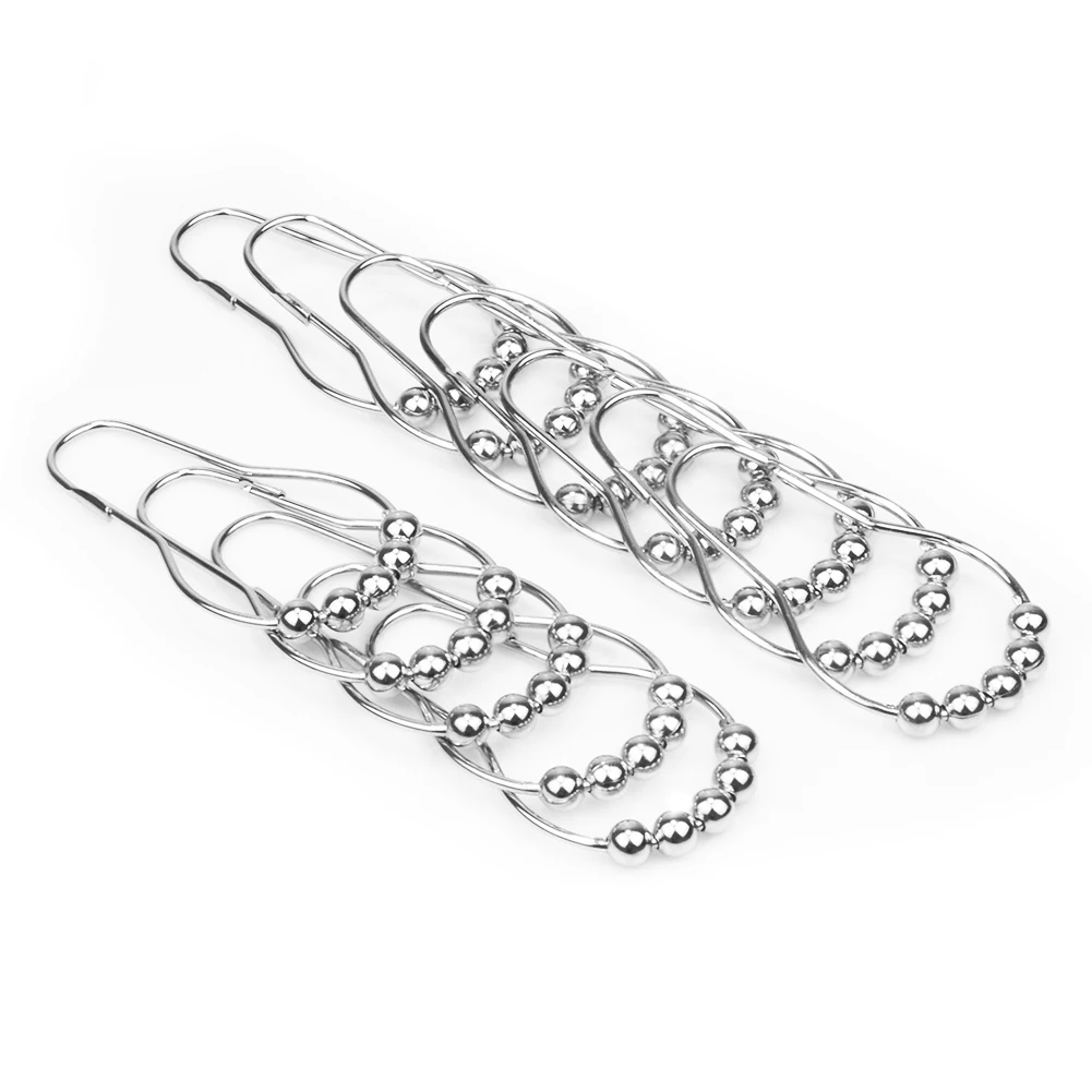 12 pcs/pack Stainless Steel Set Polished Hooks Rings Hooks Polished Satin Nickel Ball For Rods Creative Shower Curtain Rings
12 pcs/pack Stainless Steel Set Polished Hooks Rings Hooks Polished Satin Nickel Ball For Rods Creative Shower Curtain Rings
