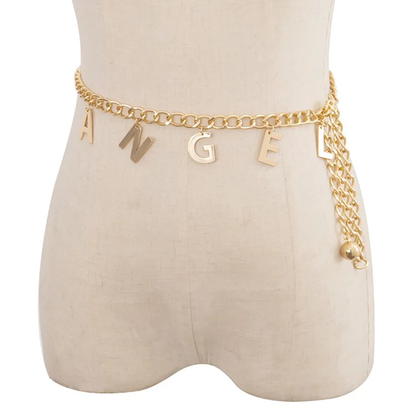 Women Girls DIY Letter Waist Chain Belt Women Chain Alloy Belly Chain Body Jewelry Party For Women
Women Girls DIY Letter Waist Chain Belt Women Chain Alloy Belly Chain Body Jewelry Party For Women