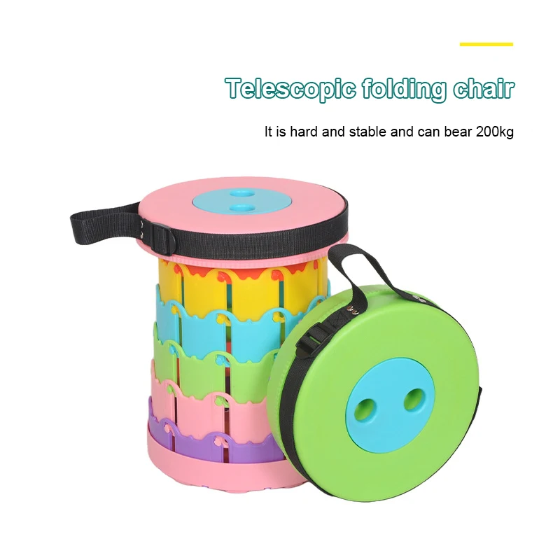 Rainbow Outdoor Folding Stool Camping Leisure Fishing Queuing Stool Portable Adjustable Plastic Children's Telescopic Stool Safe
Rainbow Outdoor Folding Stool Camping Leisure Fishing Queuing Stool Portable Adjustable Plastic Children's Telescopic Stool Safe