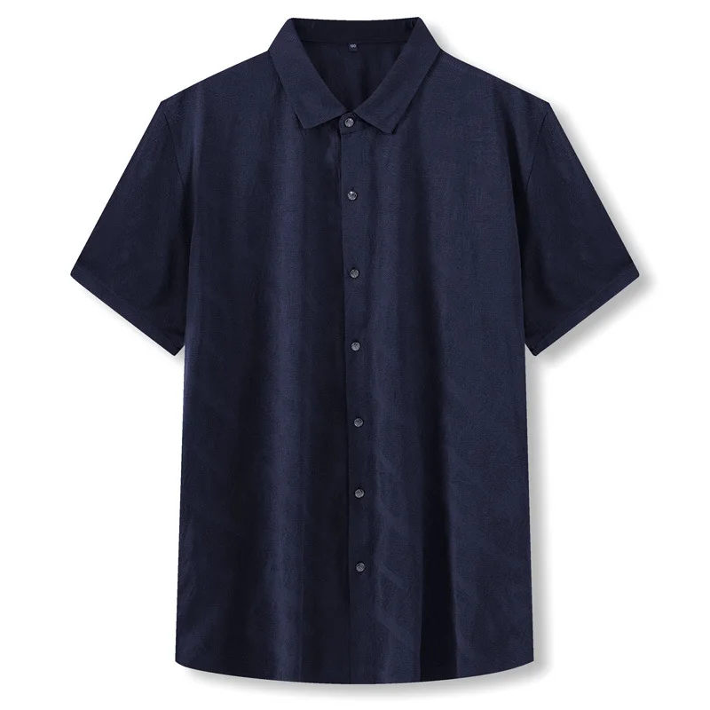 Summer 2021 new men's fattening plus size fashion casual square neck printed silk short sleeve shirt for men
Summer 2021 new men's fattening plus size fashion casual square neck printed silk short sleeve shirt for men