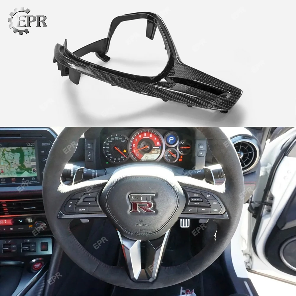 For Nissan R35 GTR MY17 2017-2019 OE Style Carbon Fiber Steering Wheel Cover Replacement (LHD/RHD)Interior Trim
For Nissan R35 GTR MY17 2017-2019 OE Style Carbon Fiber Steering Wheel Cover Replacement (LHD/RHD)Interior Trim