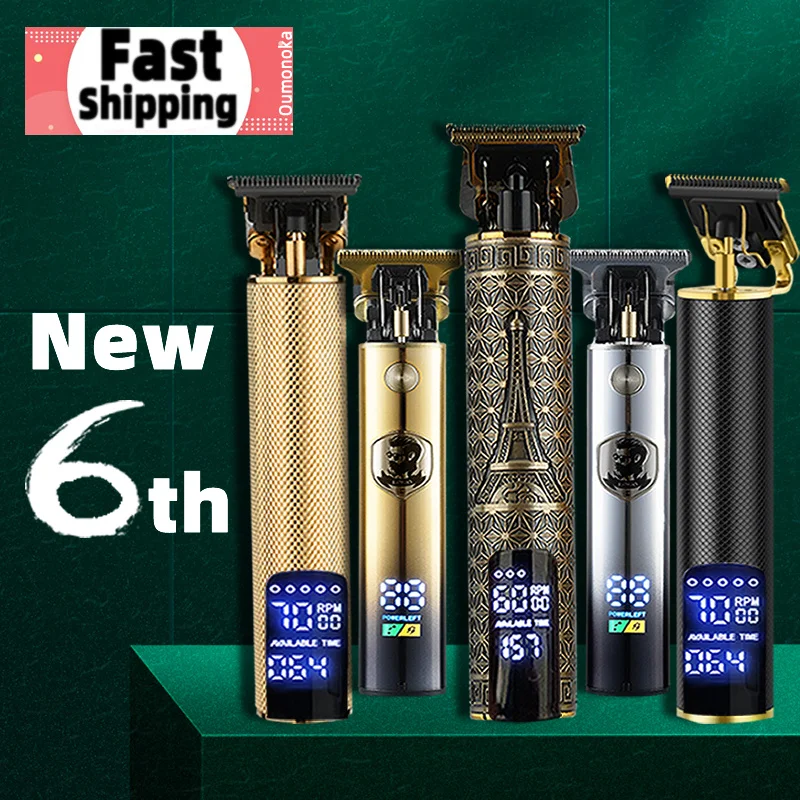 Professional Electric Hair Clipper Rechargeable Shaver Beard Trimmer for Men Cordless Hair Cutting Machine Beard Barber Hair Cut
Professional Electric Hair Clipper Rechargeable Shaver Beard Trimmer for Men Cordless Hair Cutting Machine Beard Barber Hair Cut