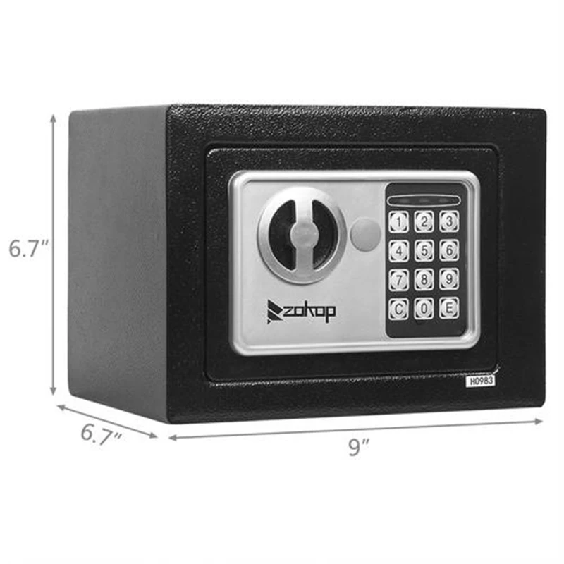 Digital Safe Box Household Mini Wall-in Style Metal Steel Electronic Code US Warehouse Money Bank Security Box Keep Cash Jewelry
Digital Safe Box Household Mini Wall-in Style Metal Steel Electronic Code US Warehouse Money Bank Security Box Keep Cash Jewelry