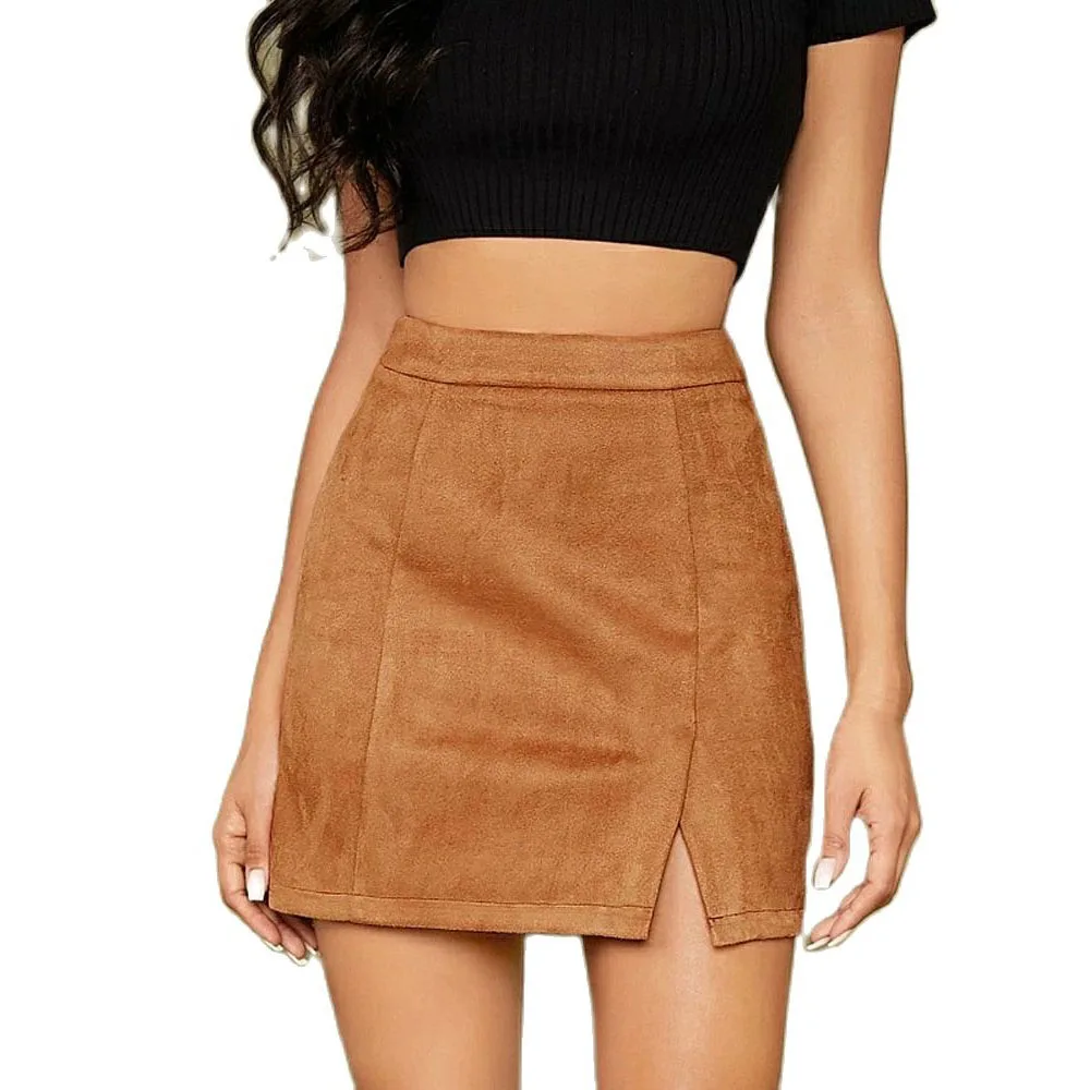 Весенне-осенние замшевые юбки, уличная одежда, Женская универсальная шикарная Базовая мини-юбка А-силуэта с разрезом и высокой талией для ж...
Весенне-осенние замшевые юбки, уличная одежда, Женская универсальная шикарная Базовая мини-юбка А-силуэта с разрезом и высокой талией для ж...