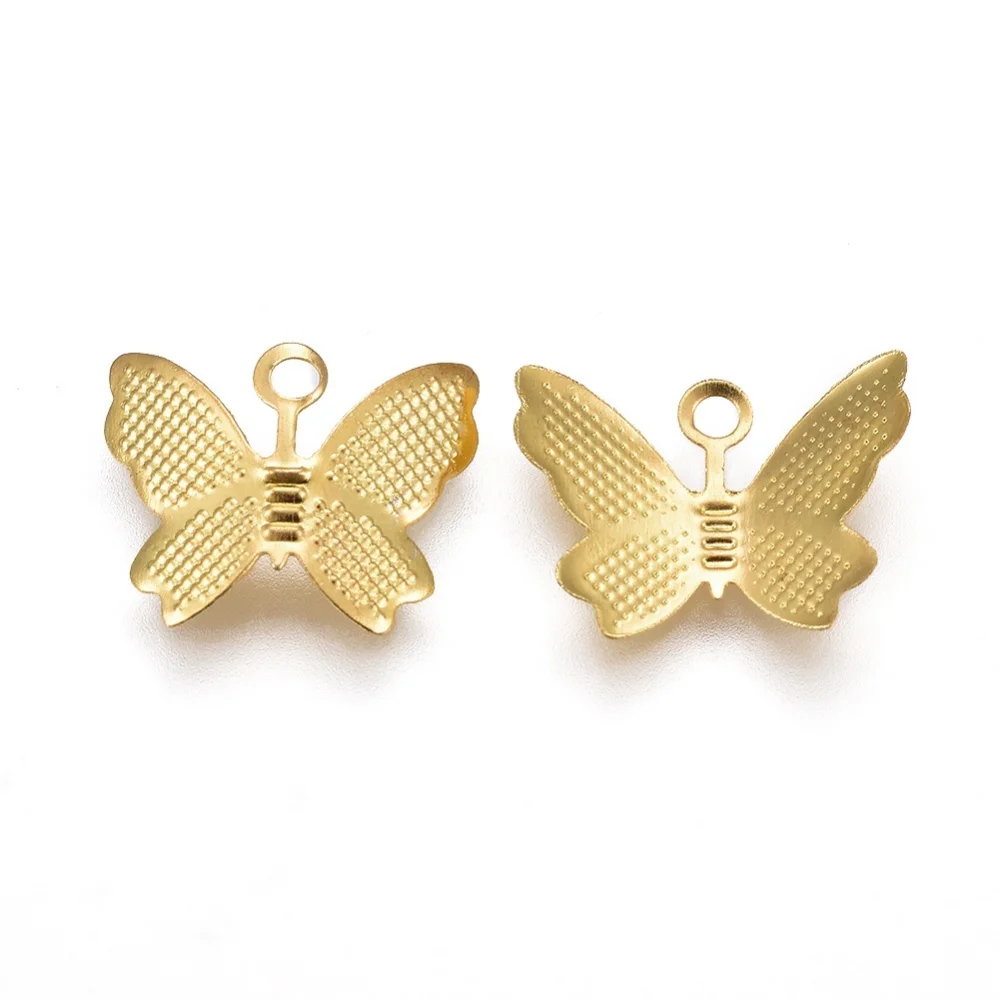 100pcs Iron Butterfly Charms for Bracelet necklace jewelry making DIY Decor Accessories 10.8x13.2x0.3mm, Hole: 1.5mm
100pcs Iron Butterfly Charms for Bracelet necklace jewelry making DIY Decor Accessories 10.8x13.2x0.3mm, Hole: 1.5mm