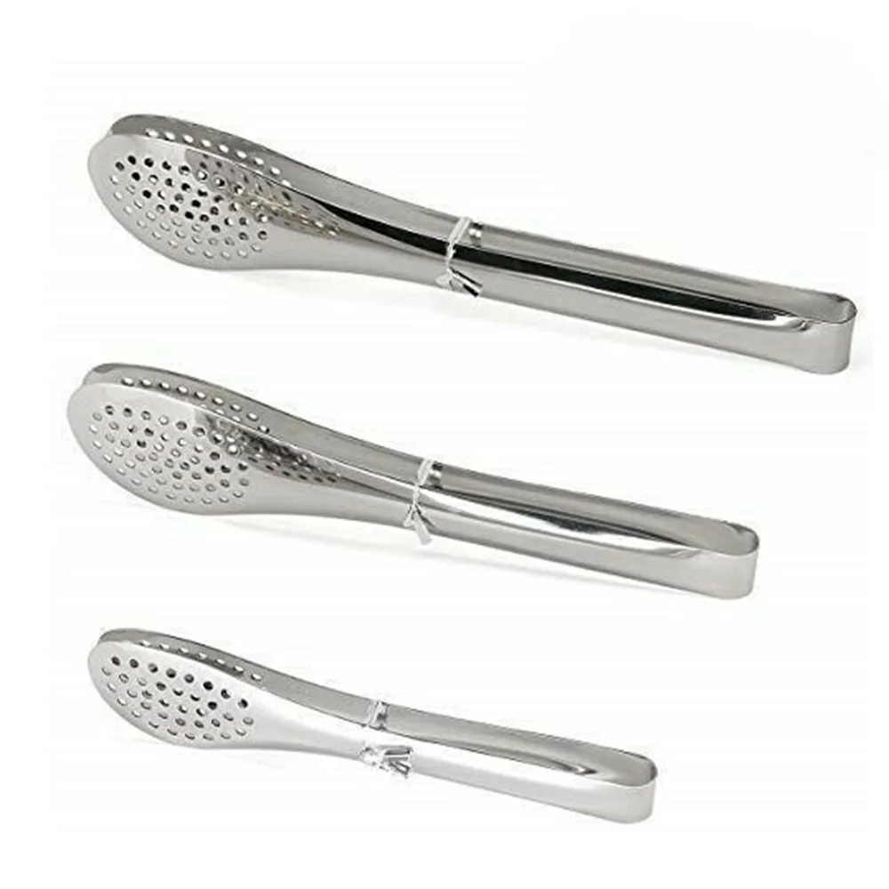 3Sizes Stainless Steel Kitchen Tongs Hollow-out Barbecue Salad Restaurant Food Clips Non-stick Serving Food BBQ Tools Accessori
3Sizes Stainless Steel Kitchen Tongs Hollow-out Barbecue Salad Restaurant Food Clips Non-stick Serving Food BBQ Tools Accessori