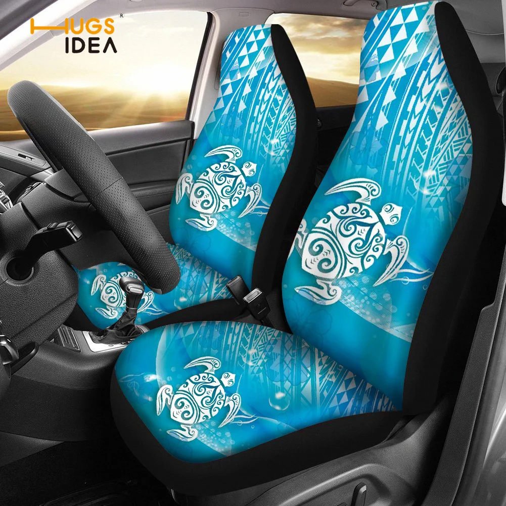 HUGSIDEA Universal 2pcs Car Front Seat Covers Cloth Polynesian Beautiful Turtle Brand Design Interior Accessories Full Cover New 
HUGSIDEA Universal 2pcs Car Front Seat Covers Cloth Polynesian Beautiful Turtle Brand Design Interior Accessories Full Cover New
