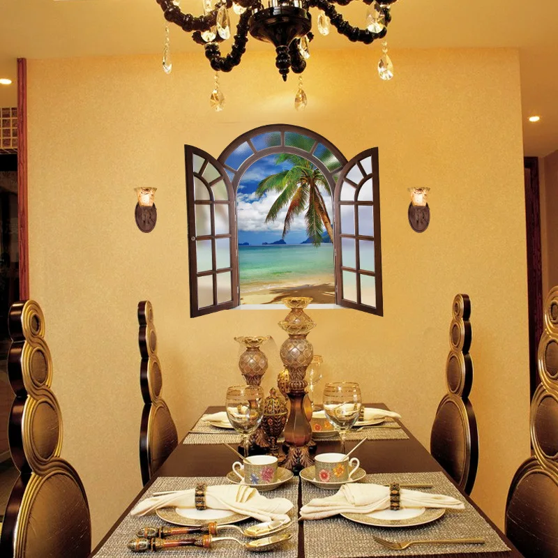 Морской пляж кокосовые настенные наклейки с пейзажами для спальни гостиной домашнее украшение Diy 3d поддельные окна Настенная роспись художественные ПВХ наклейки
Морской пляж кокосовые настенные наклейки с пейзажами для спальни гостиной домашнее украшение Diy 3d поддельные окна Настенная роспись художественные ПВХ наклейки