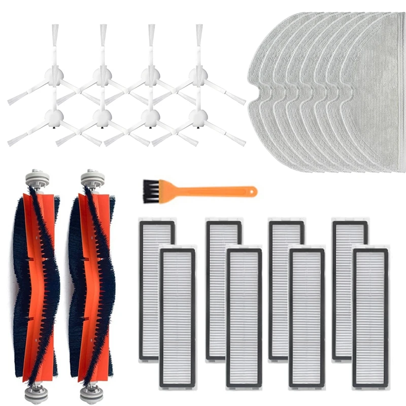 Сменные детали для робота-пылесоса Dreame D9, основная и боковая щетки, фильтр НЕРА, насадка на швабру
Сменные детали для робота-пылесоса Dreame D9, основная и боковая щетки, фильтр НЕРА, насадка на швабру