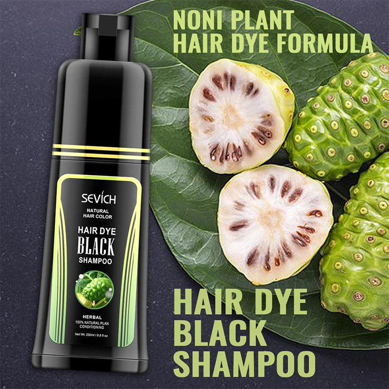 Sevich Herbal 250ml Natural Plant Conditioning Hair dye Black Shampoo Fast Dye White Grey Hair Removal Dye Coloring Black Hair
Sevich Herbal 250ml Natural Plant Conditioning Hair dye Black Shampoo Fast Dye White Grey Hair Removal Dye Coloring Black Hair