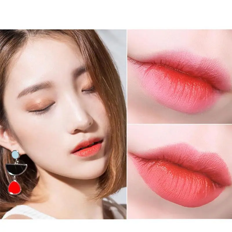 Korean Version Gradient Color Lipstick V Shape Three-Dimensional Two-Tone Lipstick for Girls Long-Term Moisturizing
Korean Version Gradient Color Lipstick V Shape Three-Dimensional Two-Tone Lipstick for Girls Long-Term Moisturizing