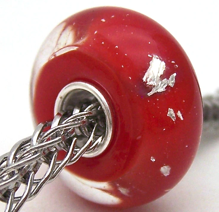 PJG3006 100% S925 Sterling Silver Beads Murano Glass beads Fit European Charms Bracelet charms diy jewelry Lampwork GlassBeads
PJG3006 100% S925 Sterling Silver Beads Murano Glass beads Fit European Charms Bracelet charms diy jewelry Lampwork GlassBeads